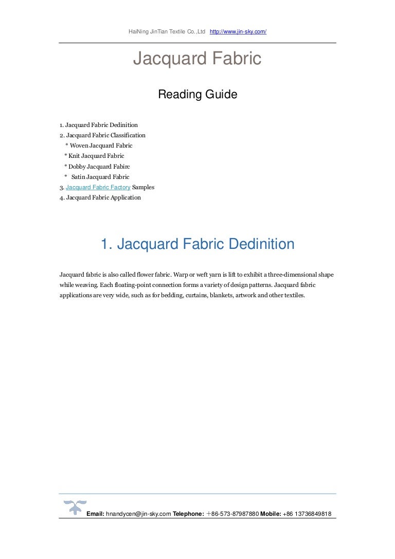 Fabrics: a variety and classification of fabrics Fabrics: a variety and classification of fabrics